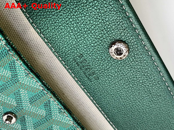 Goyard Saint Louis GM Bag in Pearl Green Goyardine Canvas Chevroches Calfskin Replica