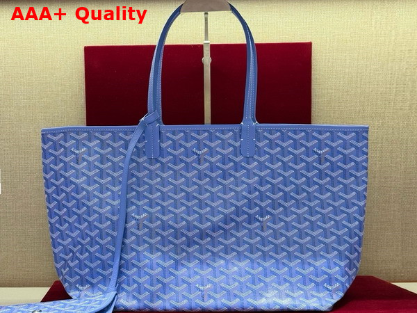 Goyard Saint Louis PM Bag in Iris Goyardine Canvas and Chevroches Calfskin 2025 Limited Edition Replica