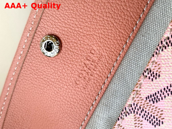 Goyard Saint Louis PM Bag in Pearl Pink Goyardine Canvas Chevroches Calfskin Replica