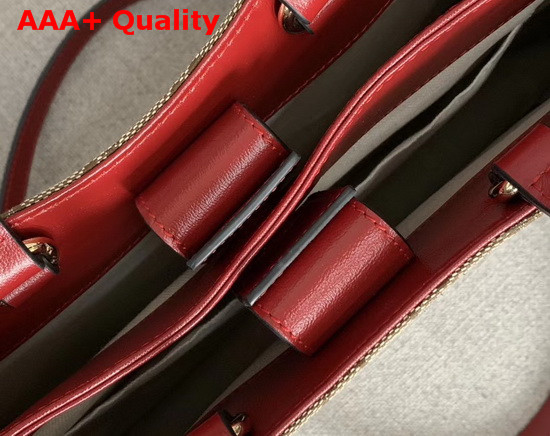 Gucci 1955 Horsebit Medium Tote Bag Original GG Red 621144 Replica