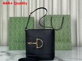 Gucci 73 Mini Bucket Bag in Black Leather 833665 Replica