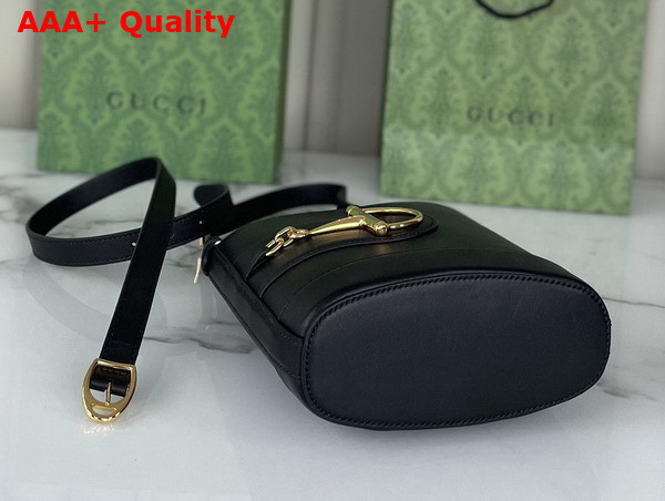 Gucci 73 Mini Bucket Bag in Black Leather 833665 Replica