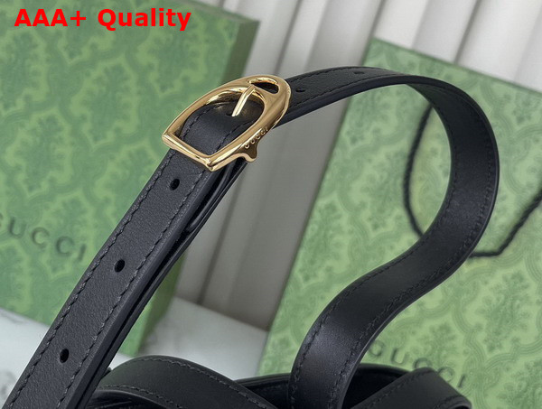 Gucci 73 Mini Bucket Bag in Black Leather 833665 Replica
