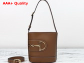 Gucci 73 Mini Bucket Bag in Brown Leather 833665 Replica