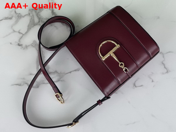 Gucci 73 Mini Bucket Bag in Rosso Ancora Red Leather 833665 Replica
