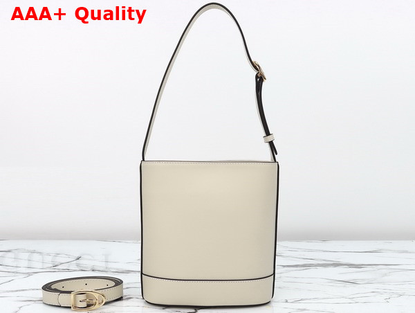 Gucci 73 Mini Bucket Bag in White Leather 833665 Replica