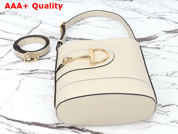 Gucci 73 Mini Bucket Bag in White Leather 833665 Replica