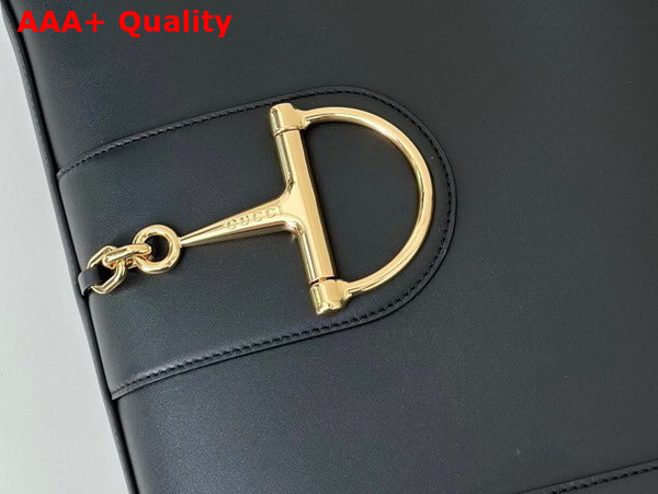 Gucci 73 Small Bucket Bag in Black Leather 833660 Replica