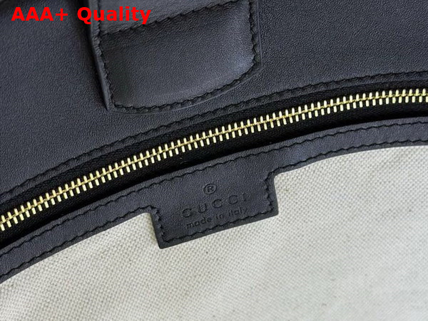 Gucci 73 Small Bucket Bag in Black Leather 833660 Replica