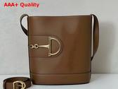Gucci 73 Small Bucket Bag in Brown Leather 833660 Replica