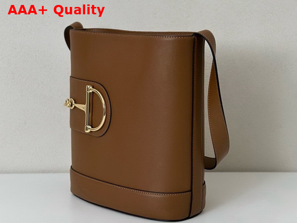 Gucci 73 Small Bucket Bag in Brown Leather 833660 Replica