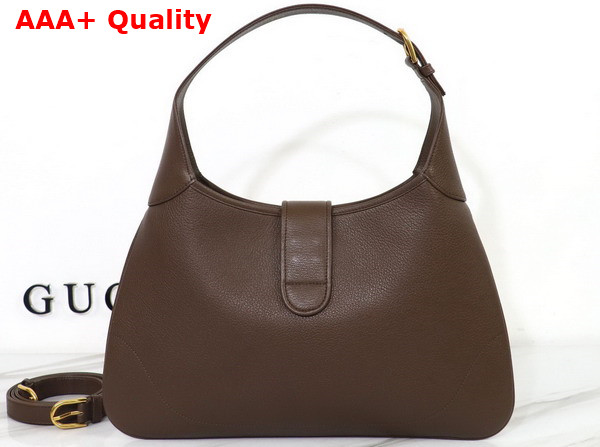 Gucci Aphrodite Medium Shoulder Bag in Brown Leather 726274 Replica