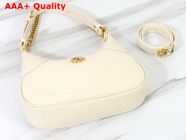 Gucci Aphrodite Small Shoulder Bag in White Leather 731817 Replica