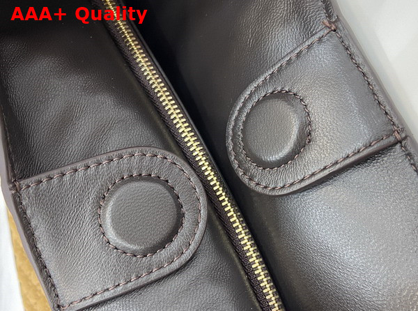 Gucci B Medium Shoulder Bag in Brown Micro GG Embossed Suede Leather 834981 Replica