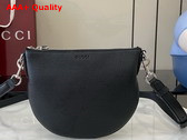 Gucci B Small Bag in Black Grainy Leather 824529 Replica