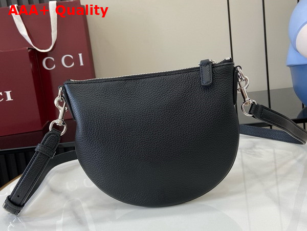 Gucci B Small Bag in Black Grainy Leather 824529 Replica