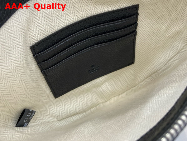 Gucci B Small Bag in Black Grainy Leather 824529 Replica
