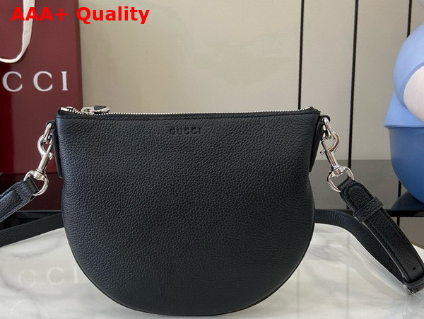 Gucci B Small Bag in Black Grainy Leather 824529 Replica