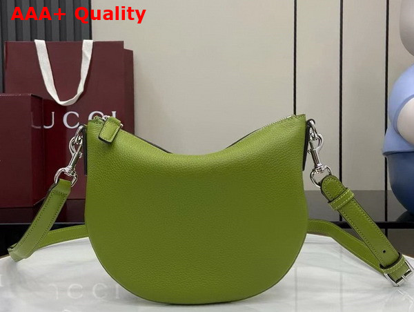 Gucci B Small Bag in Green Grainy Leather 824529 Replica