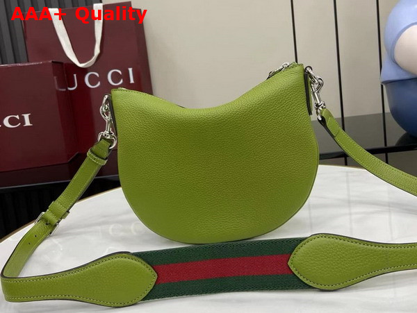 Gucci B Small Bag in Green Grainy Leather 824529 Replica