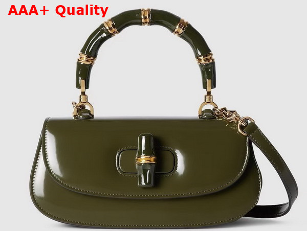 Gucci Bamboo Diva Medium Bag in White Leather 827750 Replica