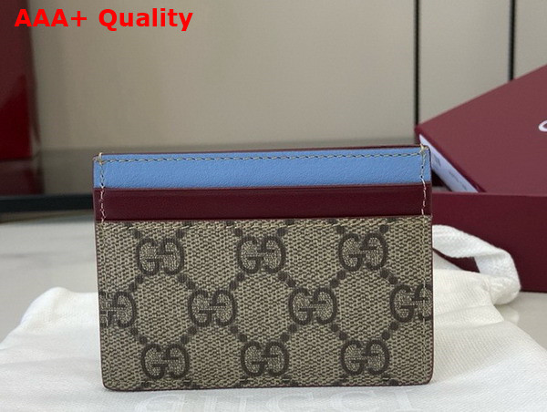 Gucci Bi Color GG Card Case with Panda Detail 818769 Replica