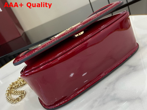 Gucci Blondie Mini Shoulder Bag in Gucci Rosso Ancora Red Patent Leather 815711 Replica