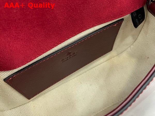 Gucci Blondie Mini Shoulder Bag in Gucci Rosso Ancora Red Patent Leather 815711 Replica