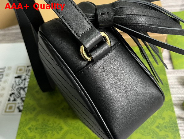 Gucci Blondie Small Shoulder Bag in Black Leather 742360 Replica
