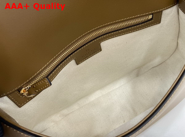 Gucci Blondie Small Shoulder Bag in Light Brown Suede 815715 Replica