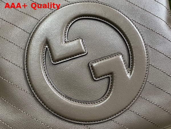 Gucci Blondie Small Tote Bag in Brown Leather 751518 Replica