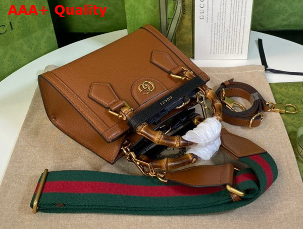 Gucci Diana Mini Tote Bag in Cuir Leather 702732 Replica