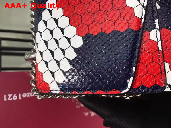Gucci Dionysus Cubic Python Shoulder Bag Cubic Printed Python Replica