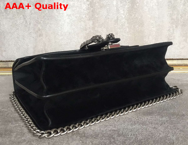 Gucci Dionysus Suede Shoulder Bag Black Replica