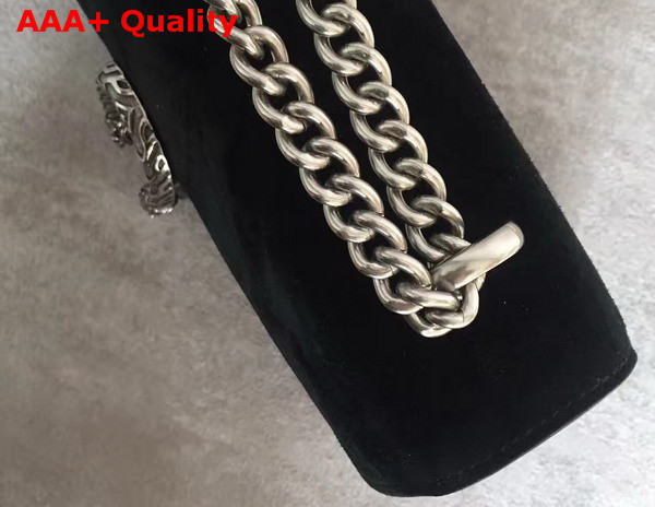 Gucci Dionysus Suede Shoulder Bag Black Replica