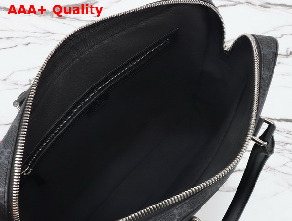 Gucci GG Briefcase with Shoulder Strap Black GG Supreme Canvas 792077 Replica