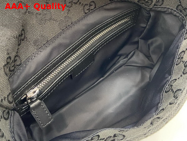 Gucci GG Canvas Small Crossbody Bag in Black GG Canvas 821617 Replica