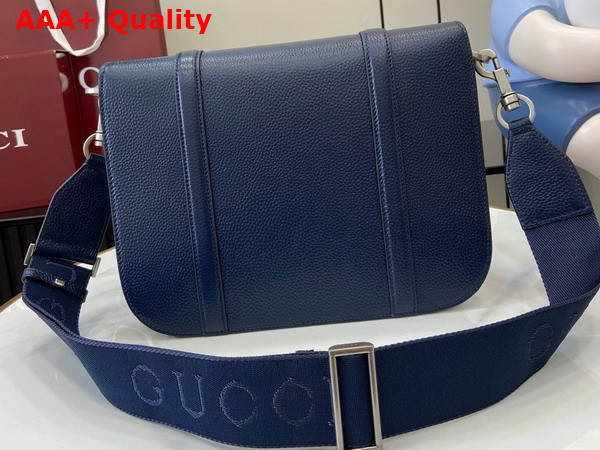 Gucci GG Crossbody Bag in Beige and Blue GG Canvas 794872 Replica