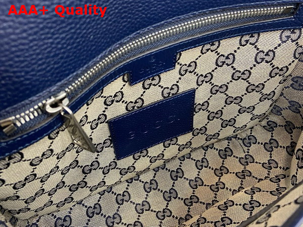 Gucci GG Crossbody Bag in Beige and Blue GG Canvas 794872 Replica
