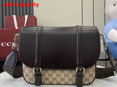Gucci GG Crossbody Bag in Beige and Dark Brown GG Canvas 794872 Replica