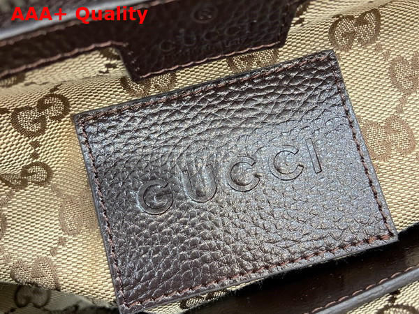 Gucci GG Crossbody Bag in Beige and Dark Brown GG Canvas 794872 Replica