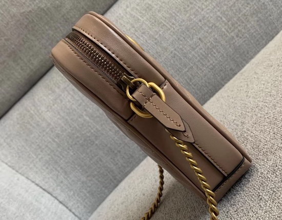 Gucci GG Marmont Mini Bag in Dusty Pink Leather 598597