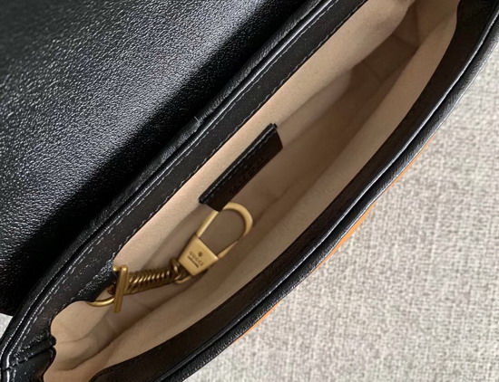 Gucci GG Marmont Nano Shoulder Bag Cognac Leather
