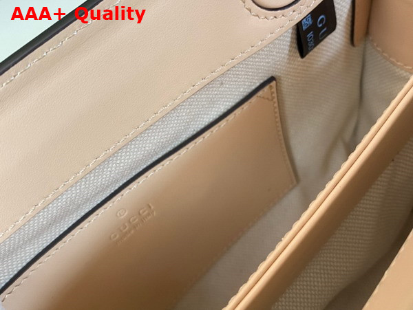 Gucci GG Matelasse Leather Small Bag in Beige 702200 Replica