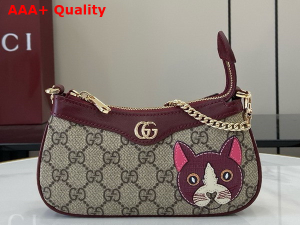 Gucci GG Mini Bag with Cat Detail 818763 Replica