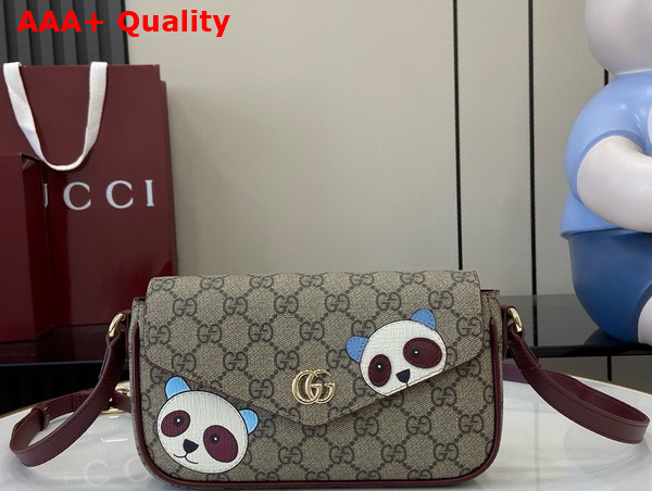 Gucci GG Mini Shoulder Bag with Panda Detail 818764 Replica