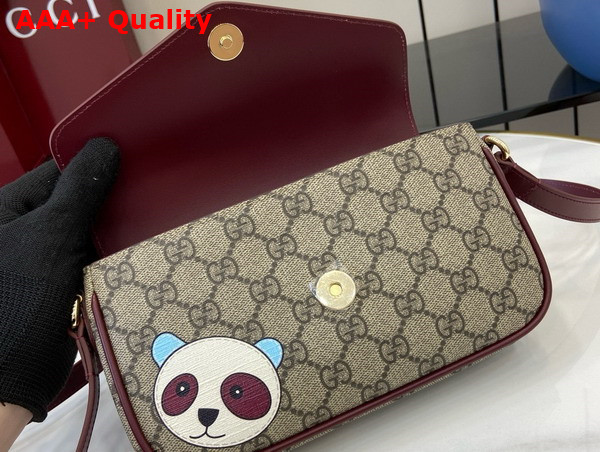 Gucci GG Mini Shoulder Bag with Panda Detail 818764 Replica