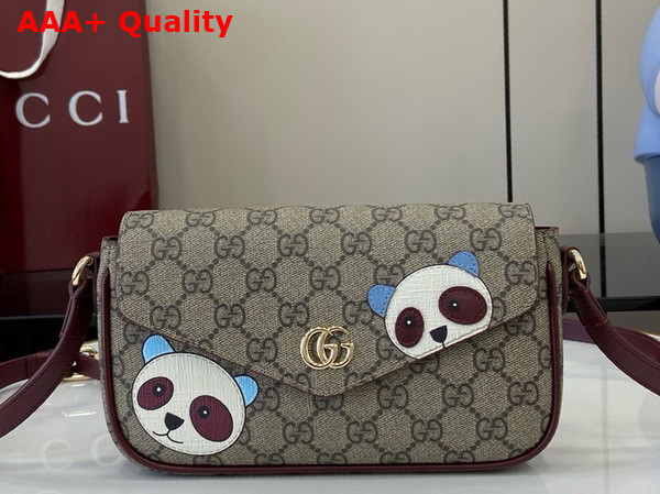 Gucci GG Mini Shoulder Bag with Panda Detail 818764 Replica