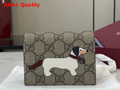 Gucci GG Mini Wallet with Dog Detail 818767 Replica