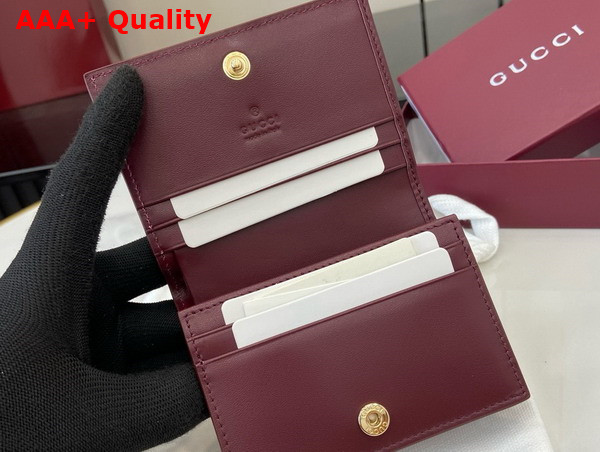 Gucci GG Mini Wallet with Dog Detail 818767 Replica